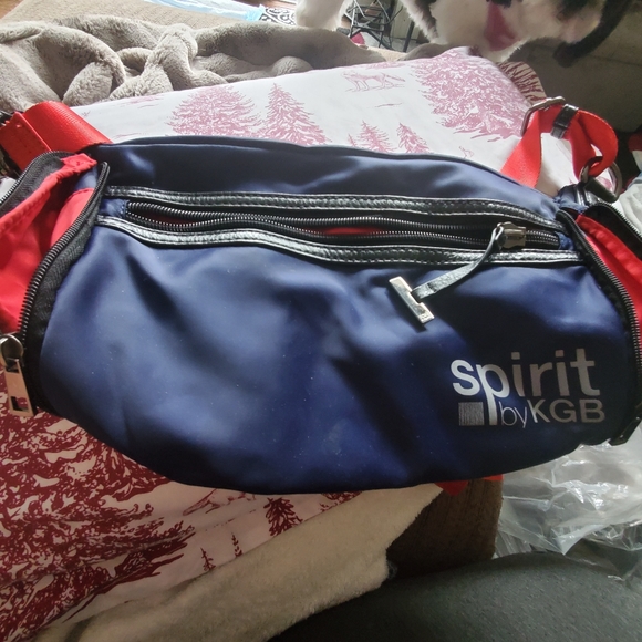 Spirit kgb red and blue purse unique - Picture 2 of 2